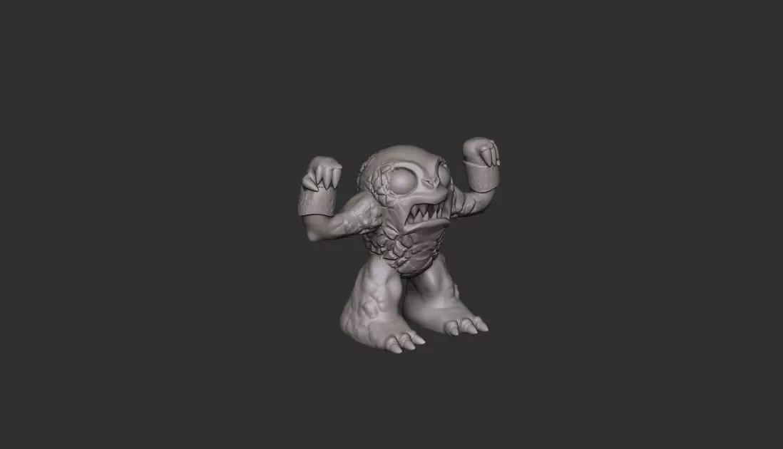 terra monkey 3D model_0
