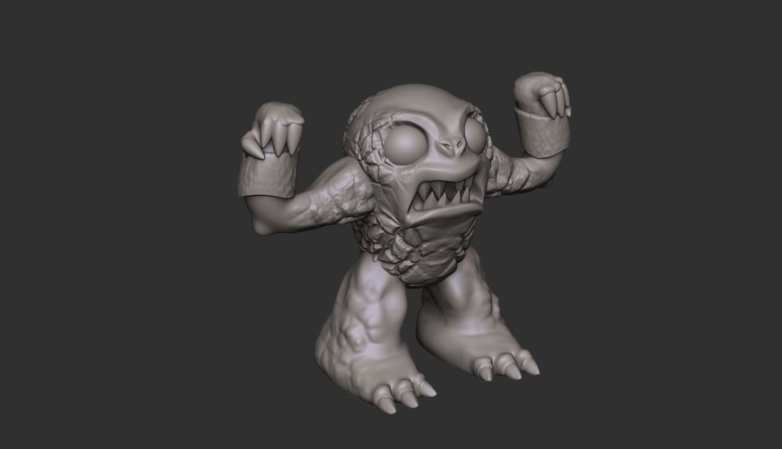 terra monkey 3D model_2