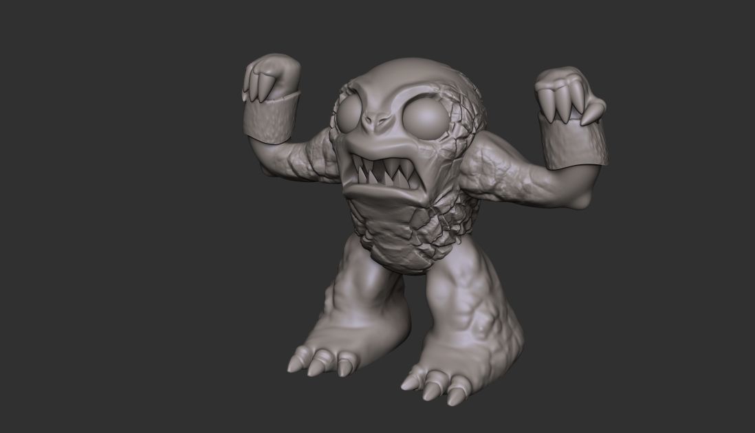 terra monkey 3D model_1