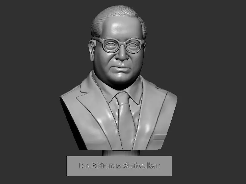 Dr Bhimrao Ambedkar 3D print model