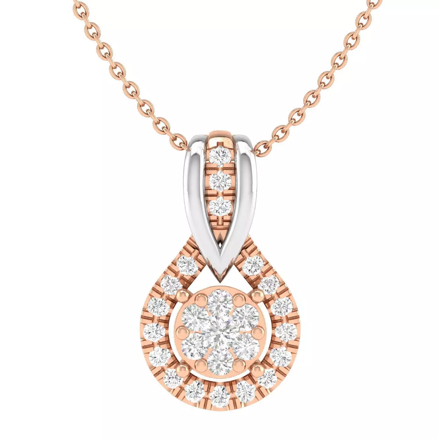 Women pendant 3dm stl render detail 3D print model_0