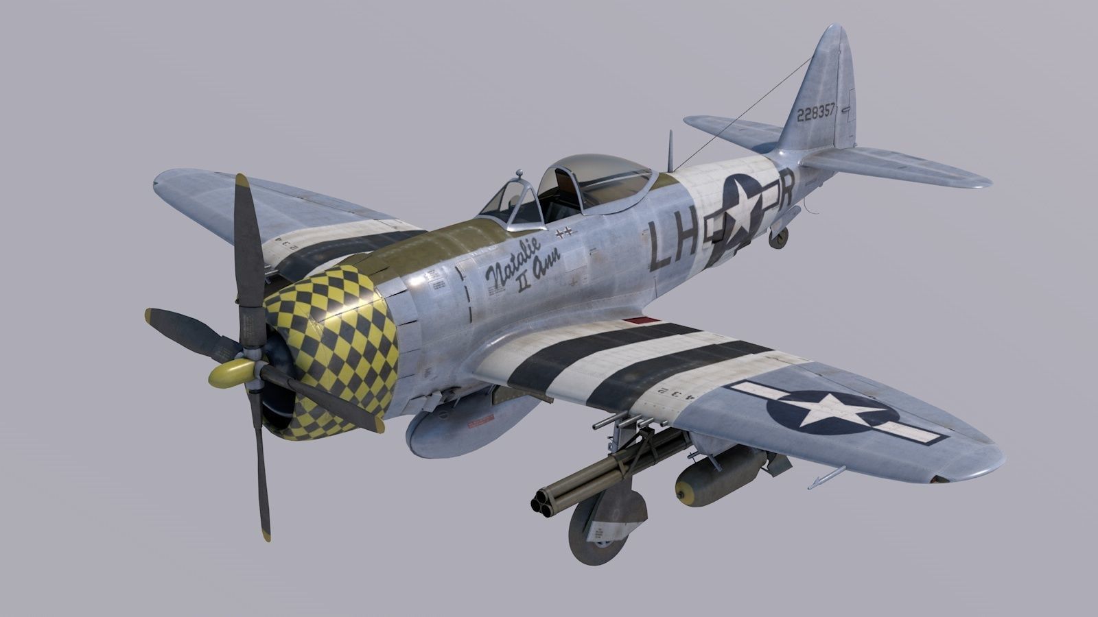 Republic P-47D Thuderbolt Natalie Ann 2