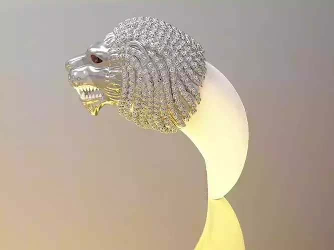 063 - Lion Nail Pendant