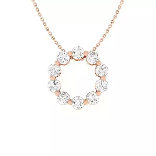 Women round pendant 3dm stl render detail