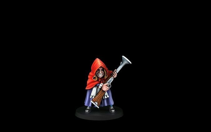 Little Red Riding Hood 3D print model