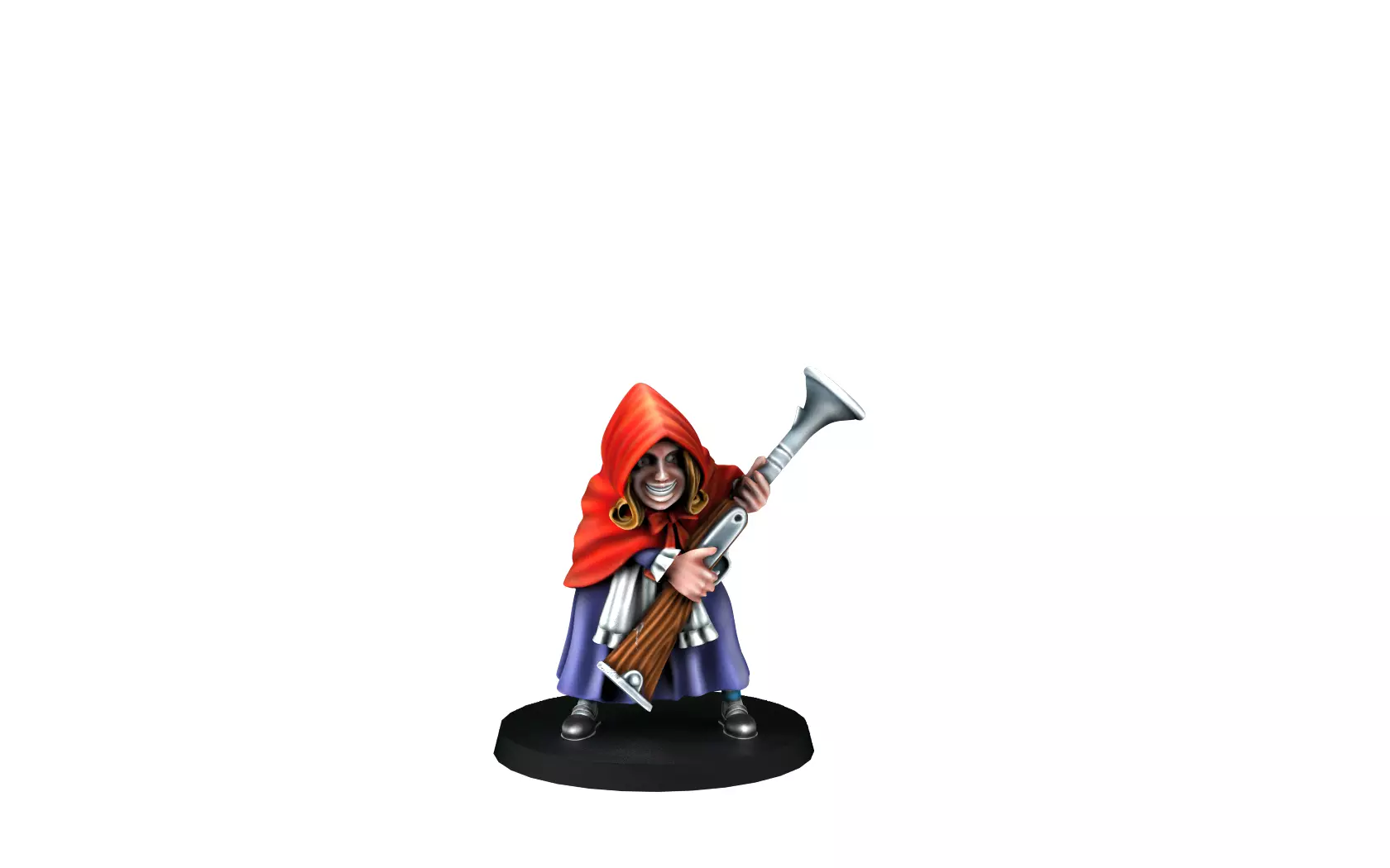 Little Red Riding Hood 3D print model_0