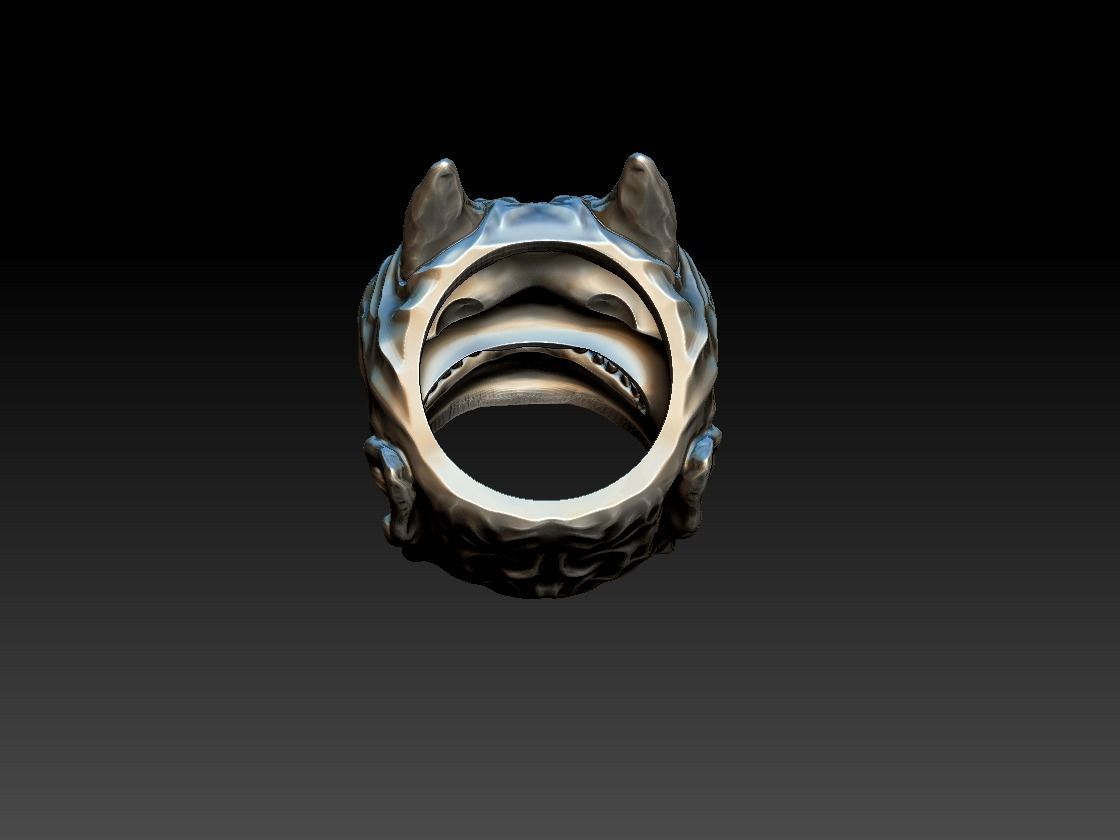 Oni mask ring 3D print model_7