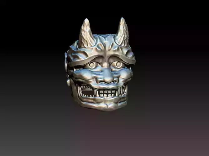 Oni mask ring
