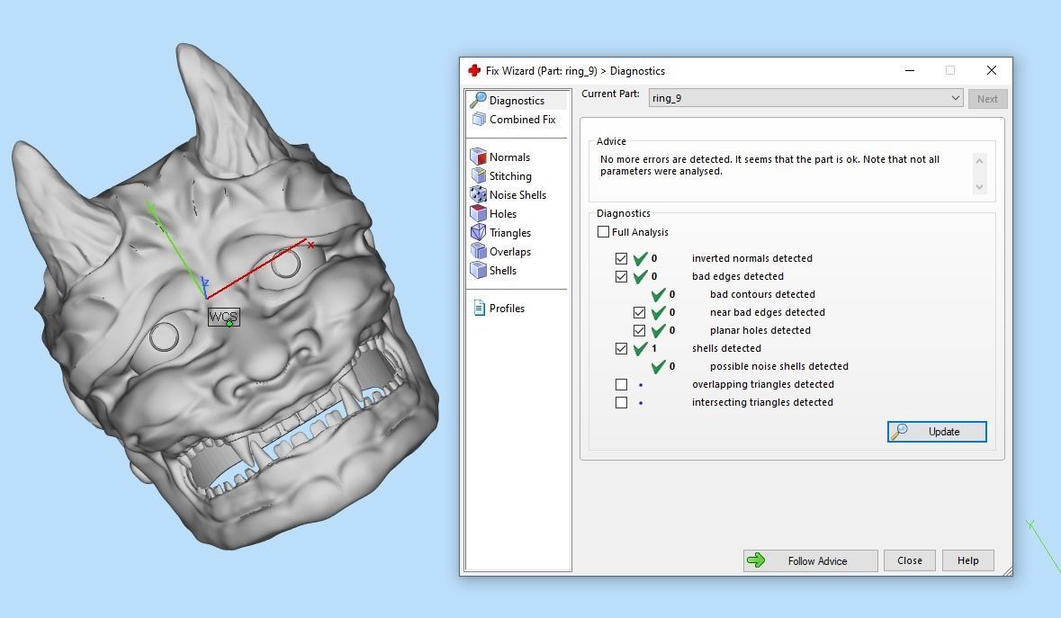 Oni mask ring 3D print model_12