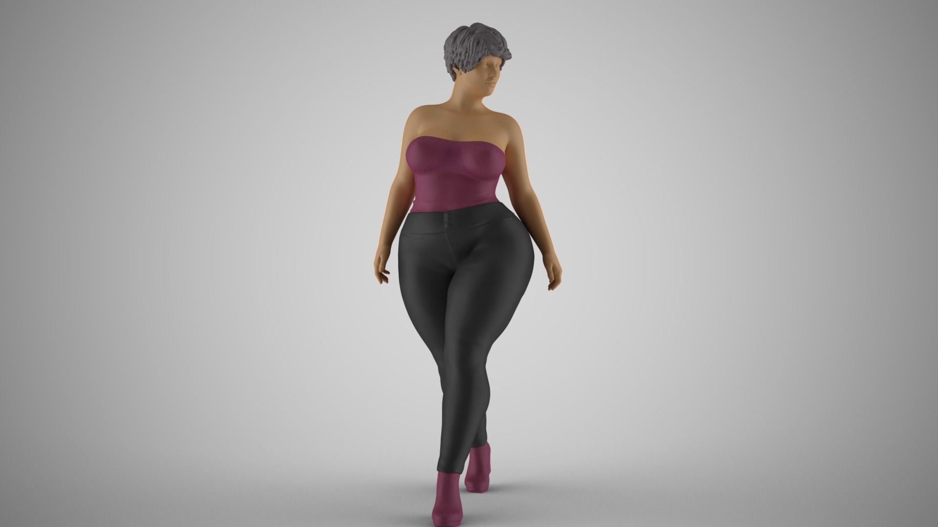 Sumptuous Woman 3D print model_4