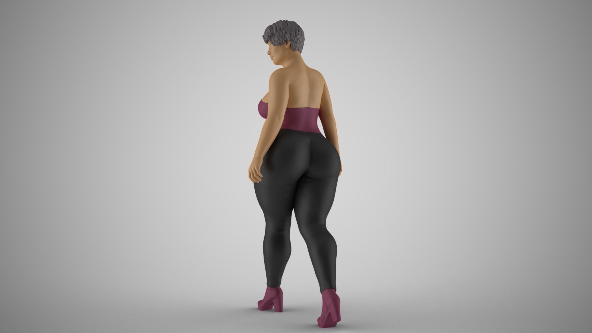 Sumptuous Woman 3D print model_9