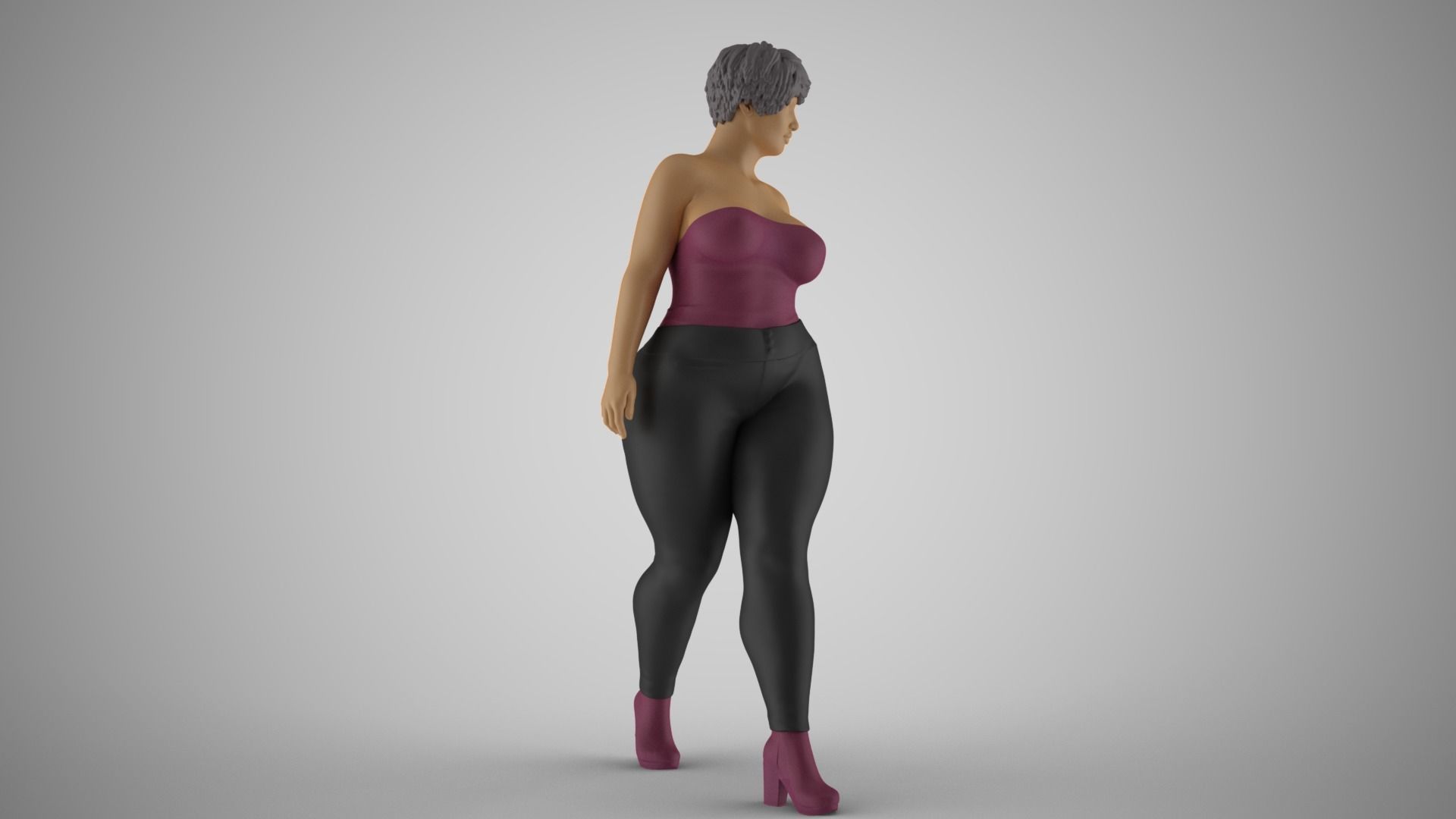 Sumptuous Woman 3D print model_5