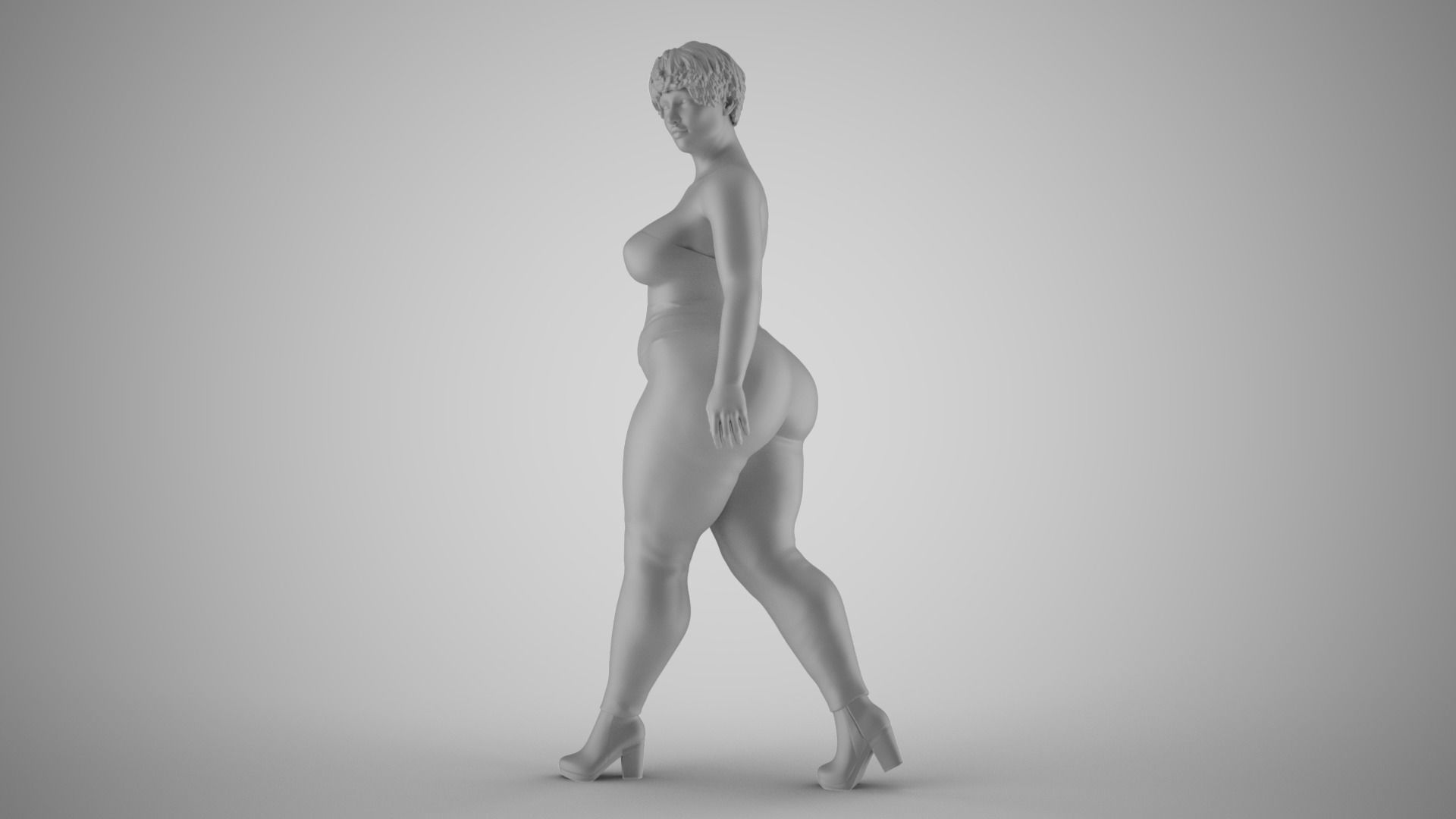 Sumptuous Woman 3D print model_1