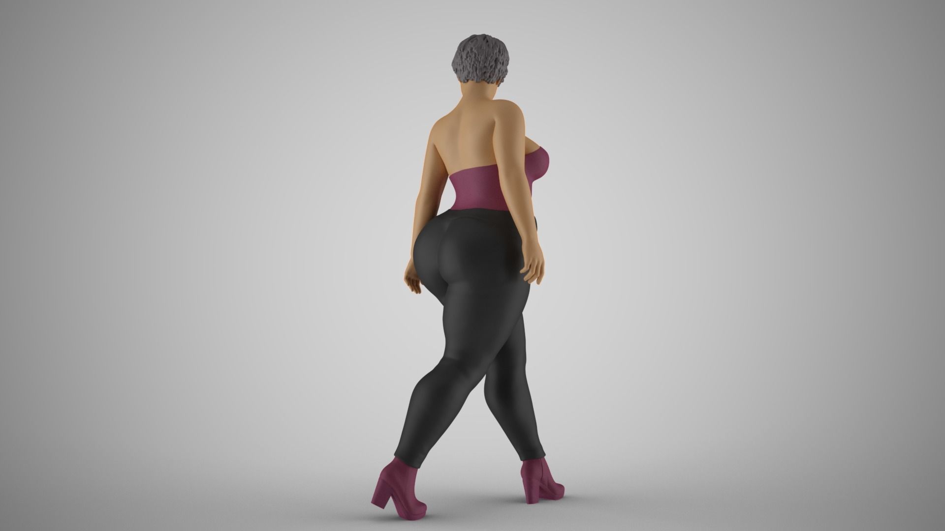 Sumptuous Woman 3D print model_7