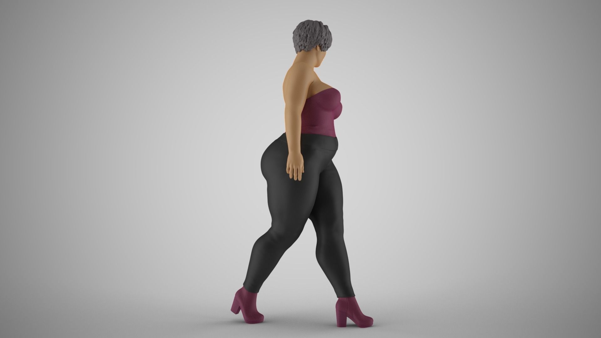 Sumptuous Woman 3D print model_6