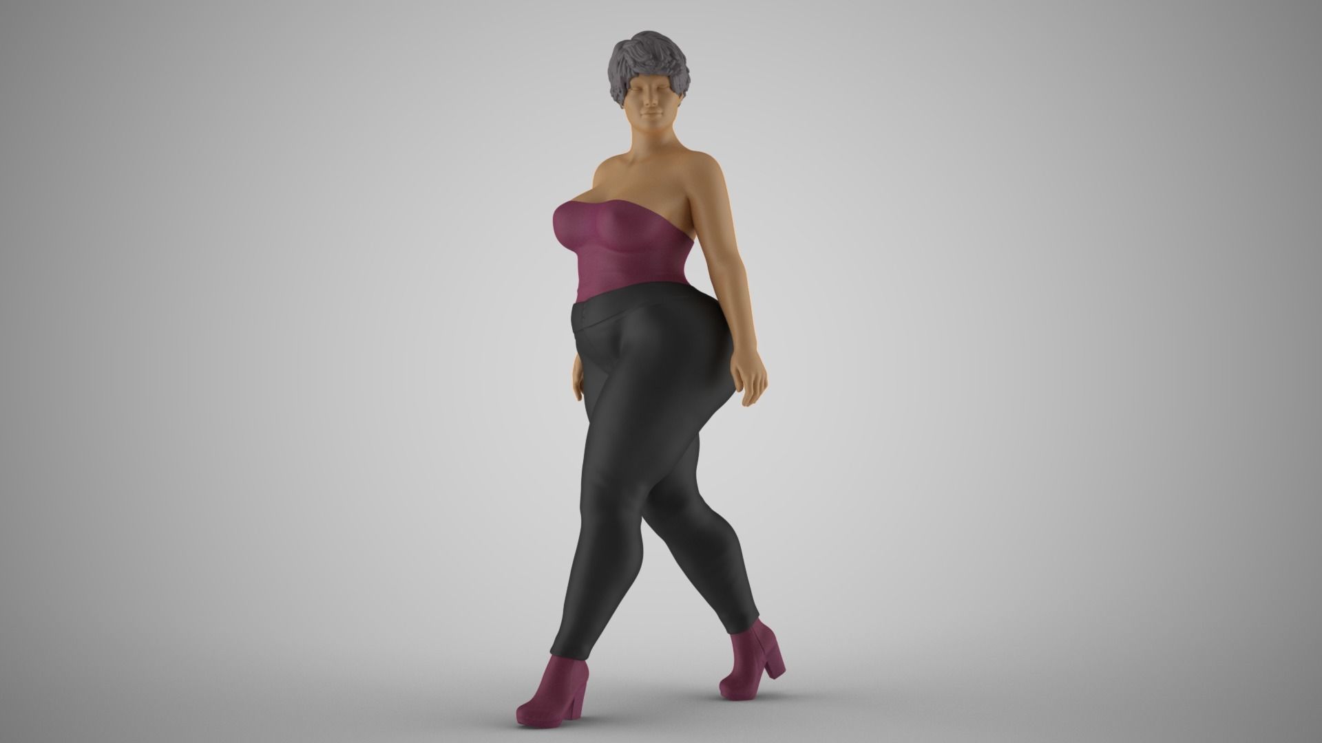 Sumptuous Woman 3D print model_0