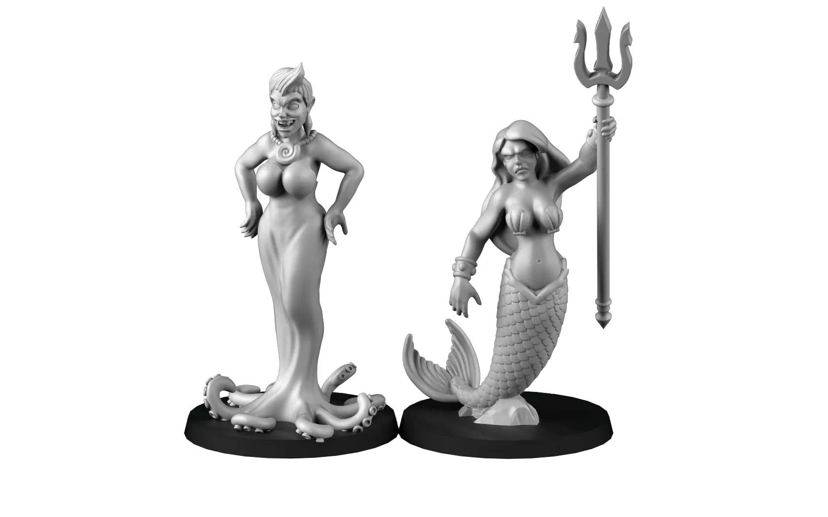 Little Mermaid 3D print model_0