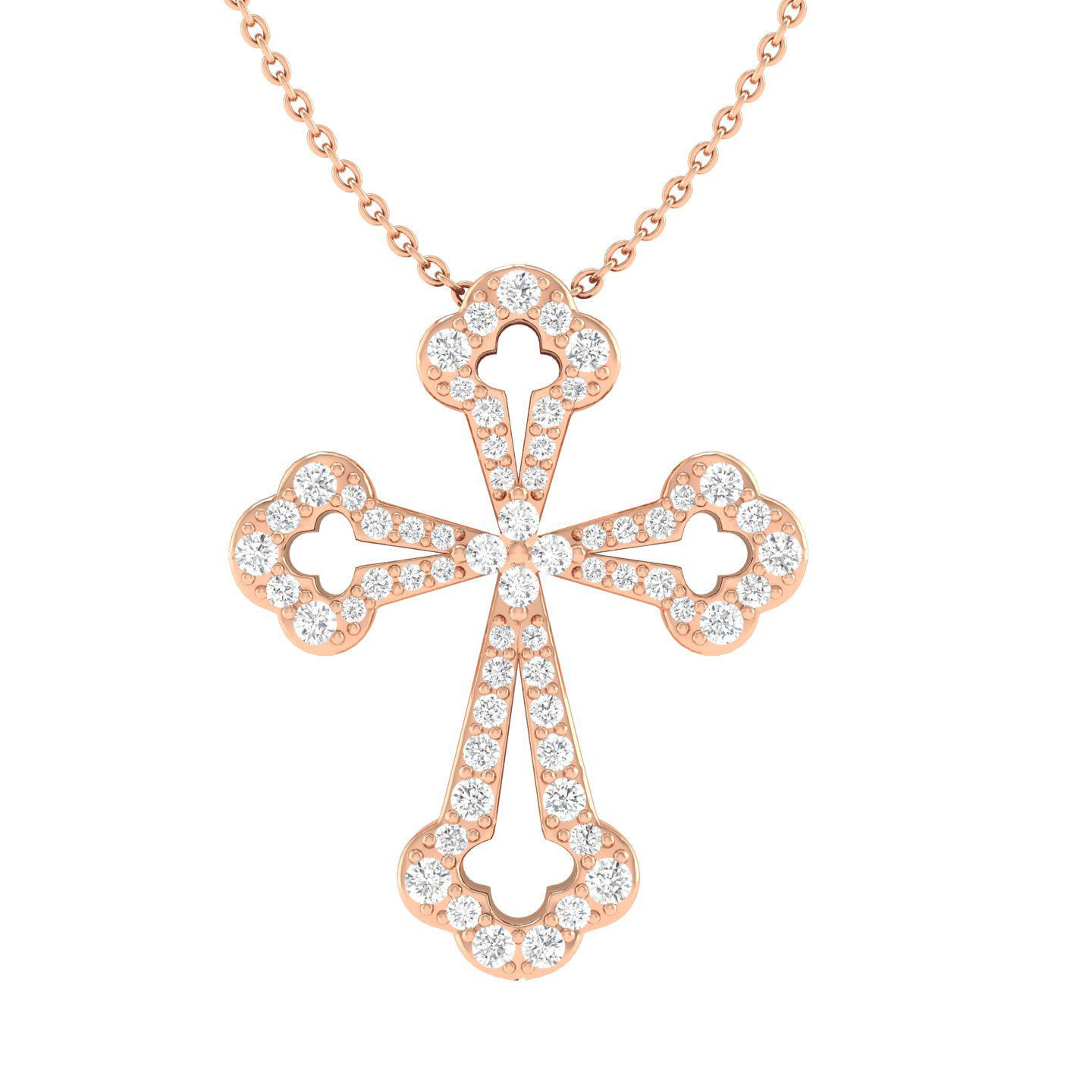 Cross pendant 3dm stl render detail 3D print model