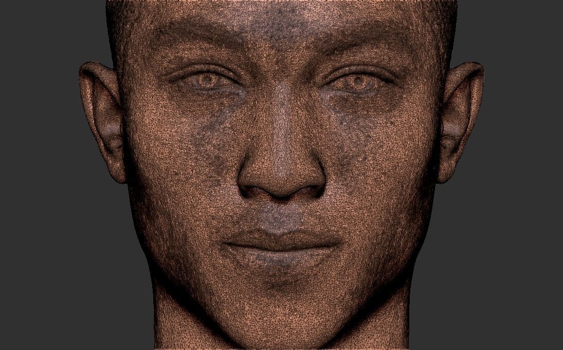 Pharrell Williams bust 3D printing ready stl obj formats 3D print model_33