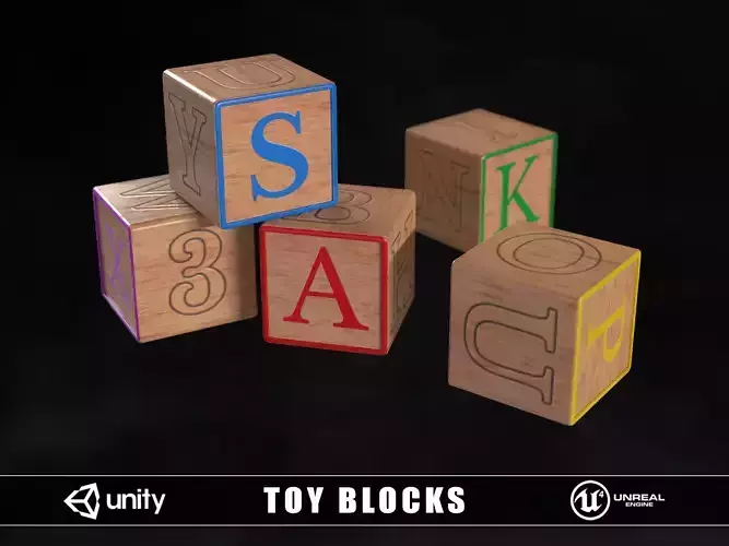 Wooden Toy Blocks