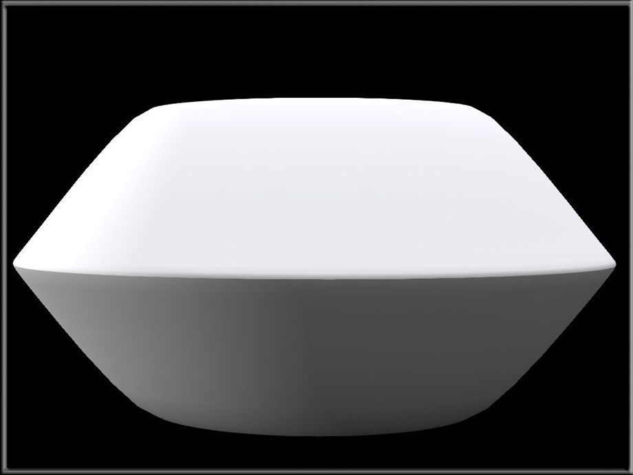 Hole Bead Half Low-poly 3D model_7