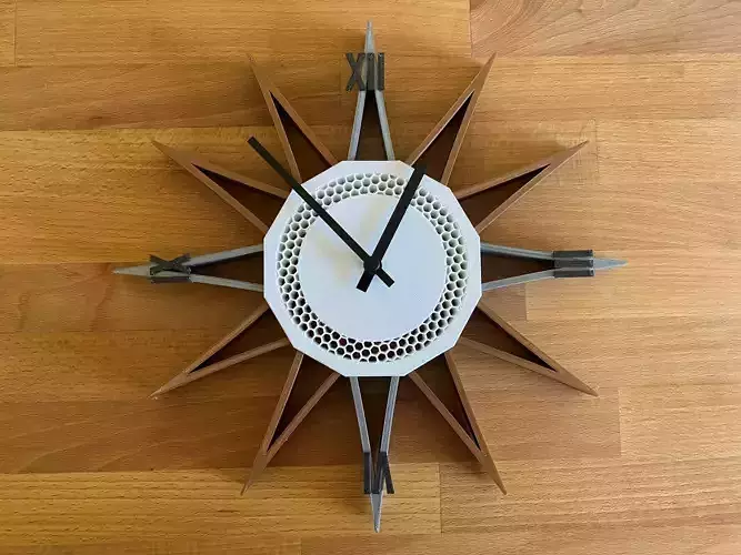 Wall clock 3D print model 3D print model