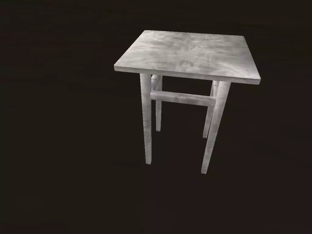 Small Table Free 3D model_0
