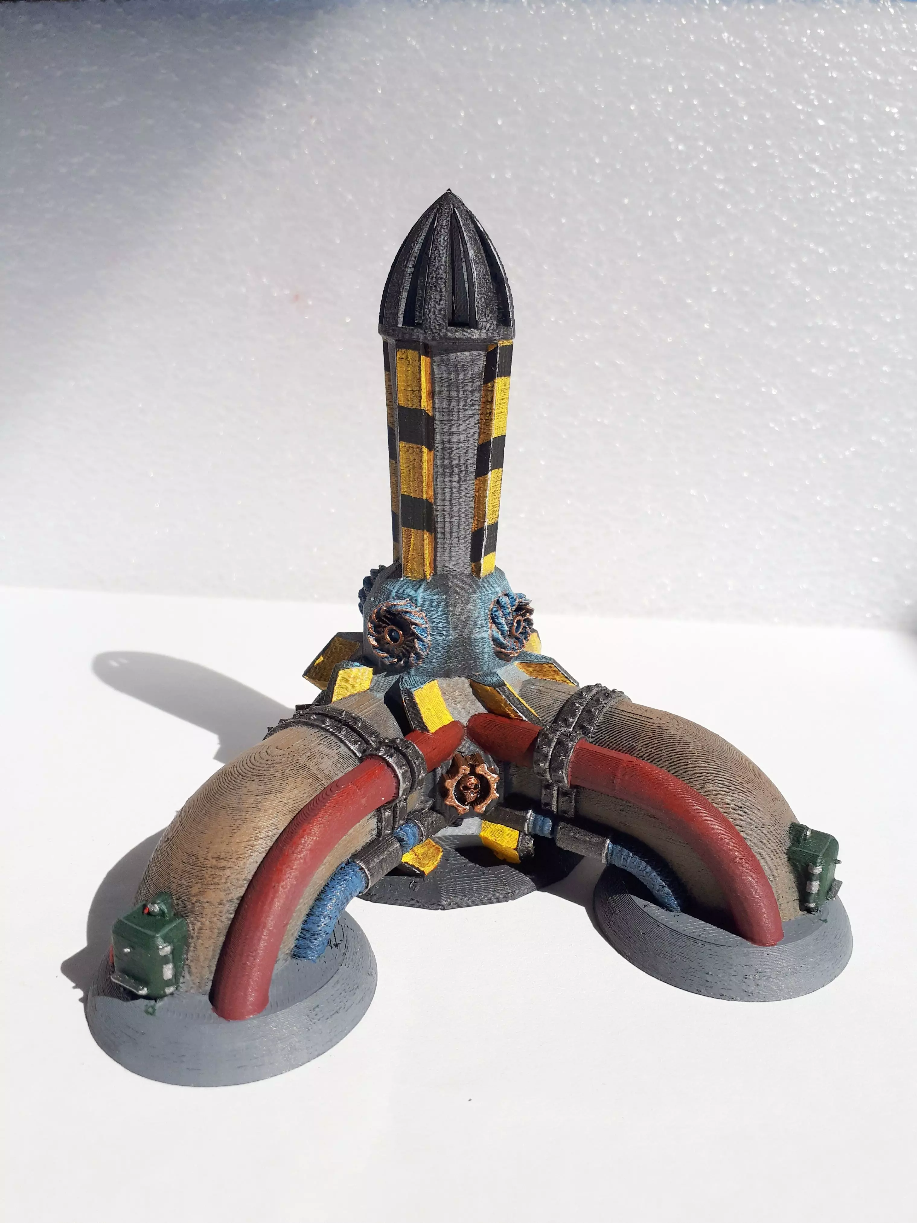 Modular industrial terrain industrial burner 3D print model