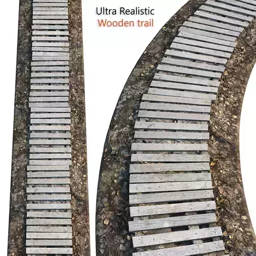 Ultra realistic  Wooden trail HQ