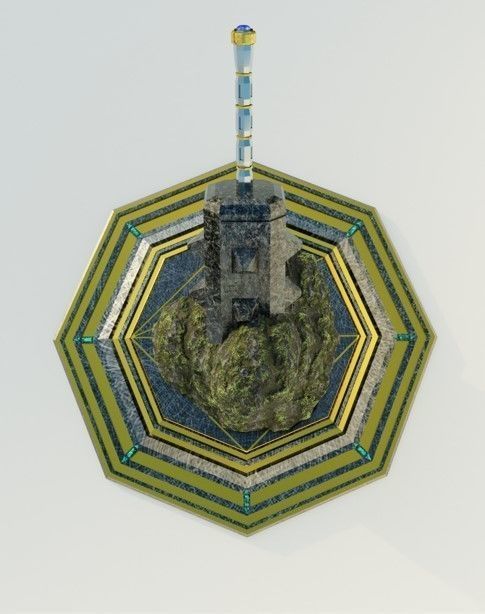 war hammer Medieval Arm Fantasy 3D model_5