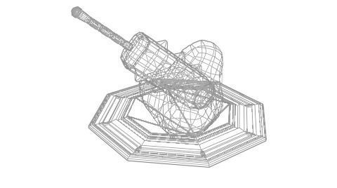 war hammer Medieval Arm Fantasy 3D model_8