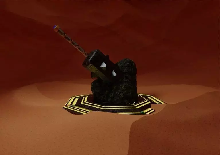 war hammer Medieval Arm Fantasy 3D model_0