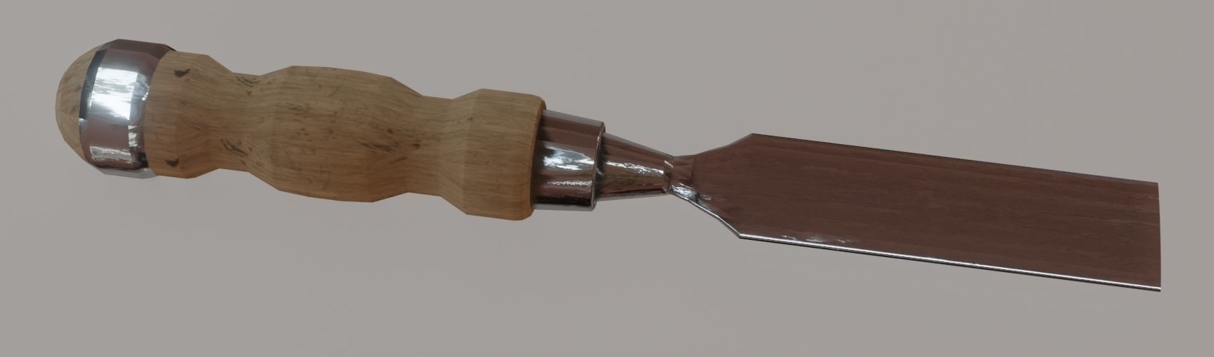 Chisel 3D Model Low-poly 3D model_2