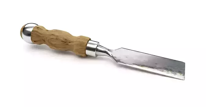 Chisel 3D Model Low-poly 3D model