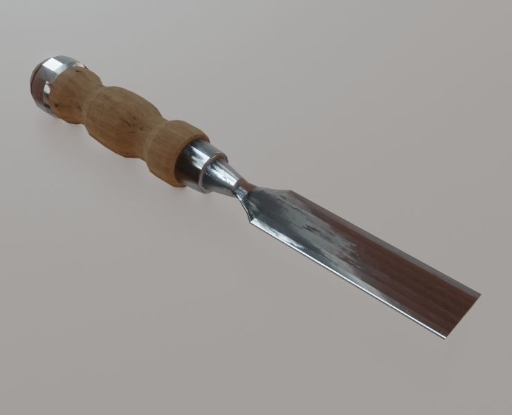 Chisel 3D Model Low-poly 3D model_7