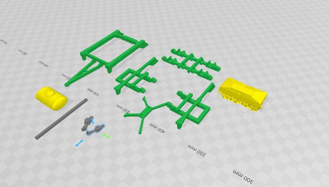 John deere 1990 ccs air seeder  3D print model_1