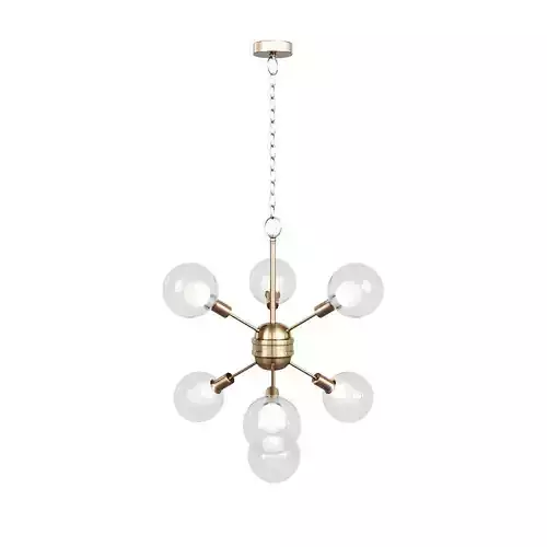 Estella Chain Chandelier small 3D model