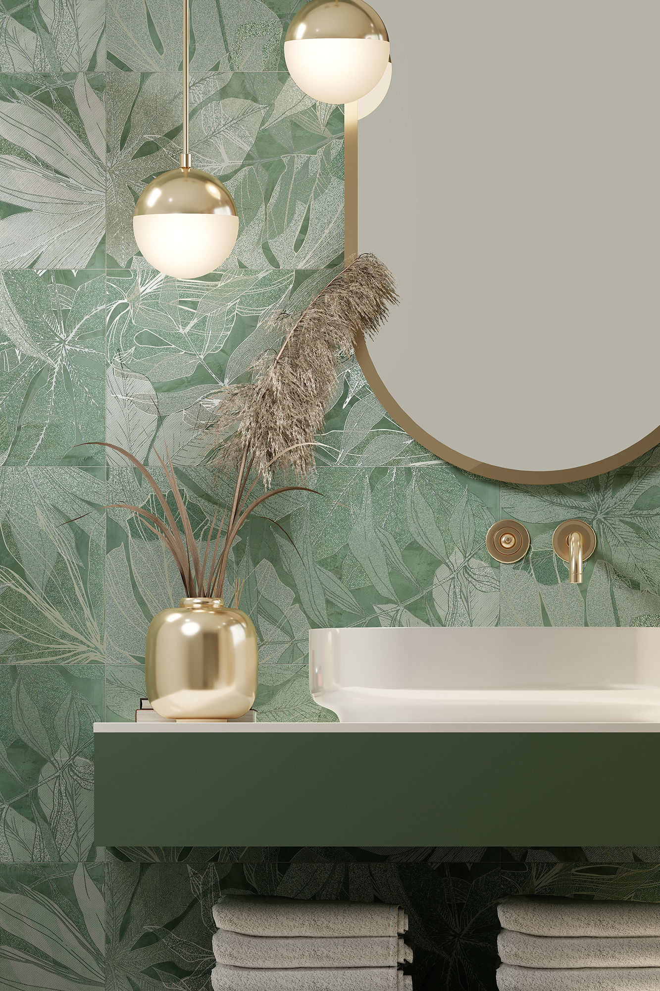 Modern Bathroom Interior 3D model_1