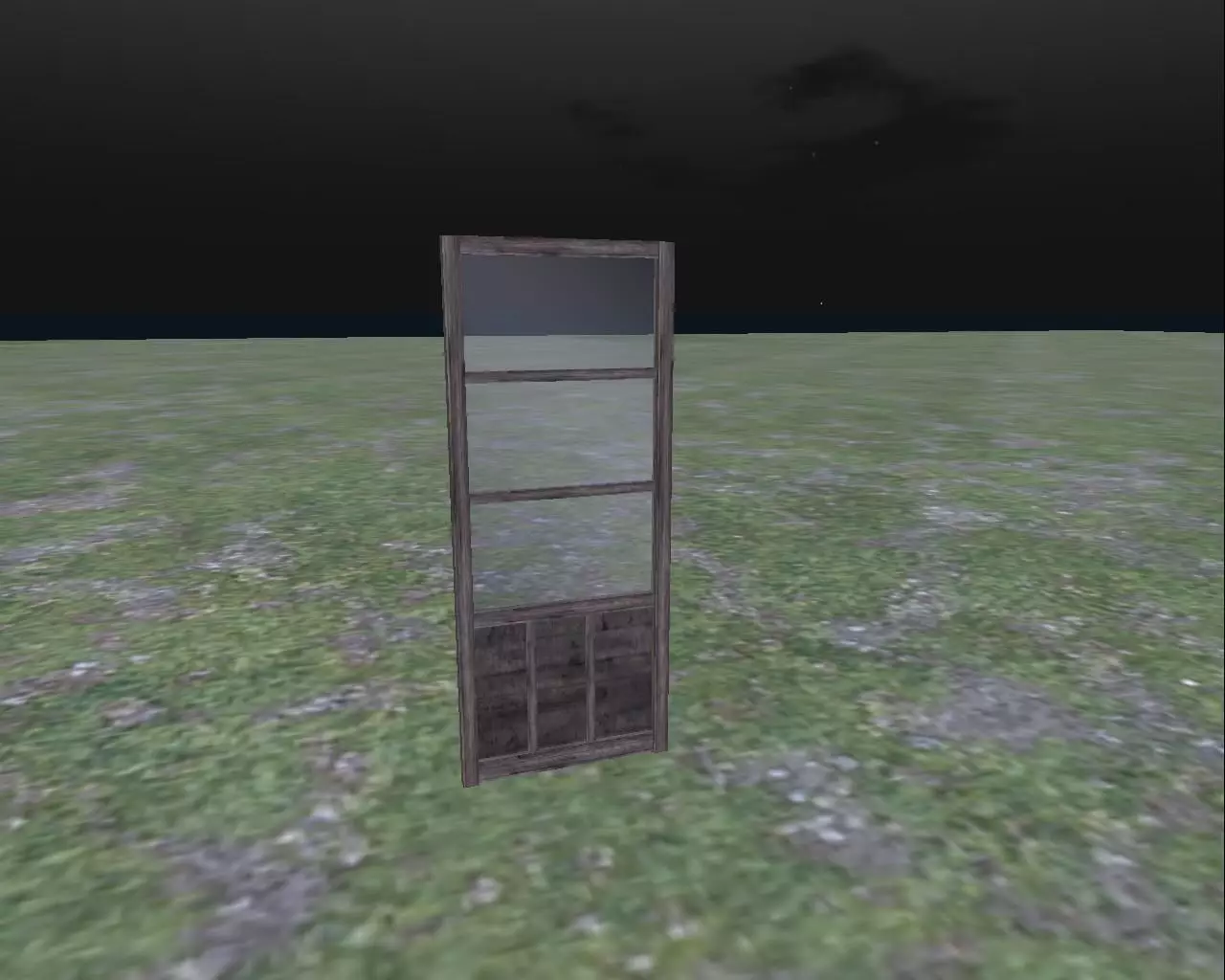 Japanese traditional door Free 3D model