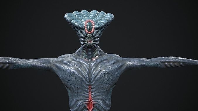 Creature Low-poly 3D model