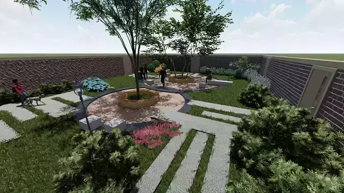 Atrium garden design