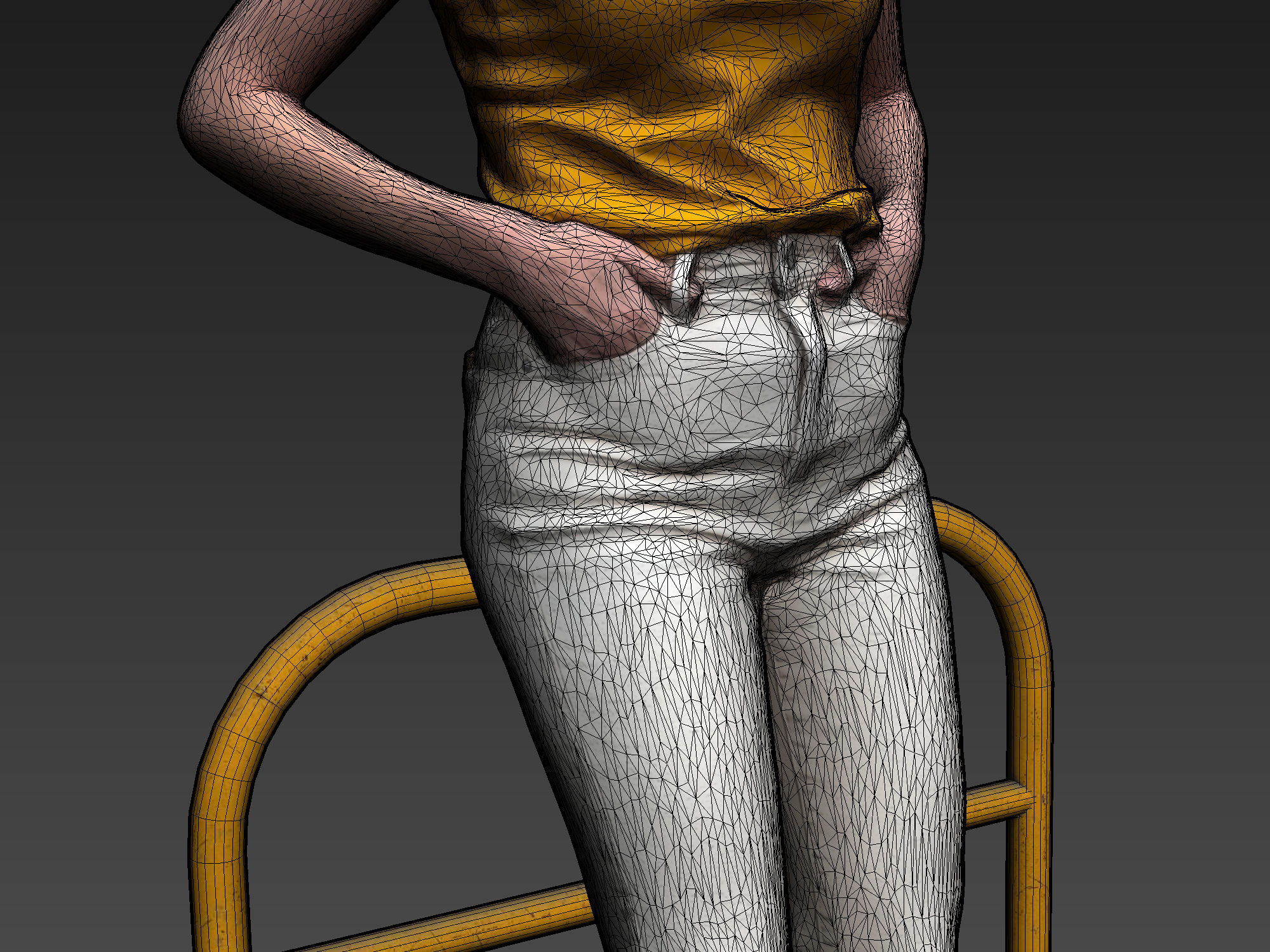 Stylized Woman Character 3D model_4