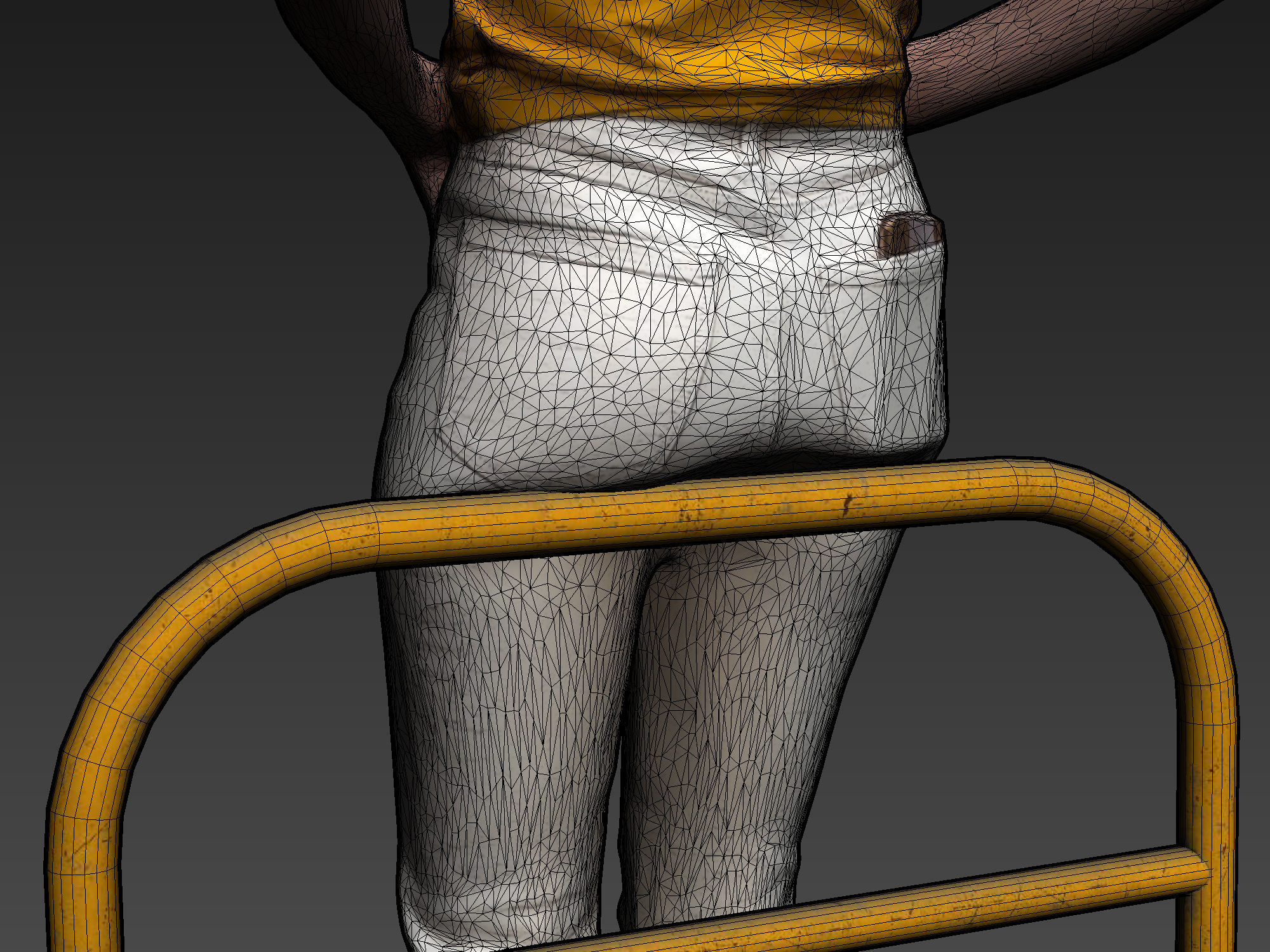 Stylized Woman Character 3D model_6