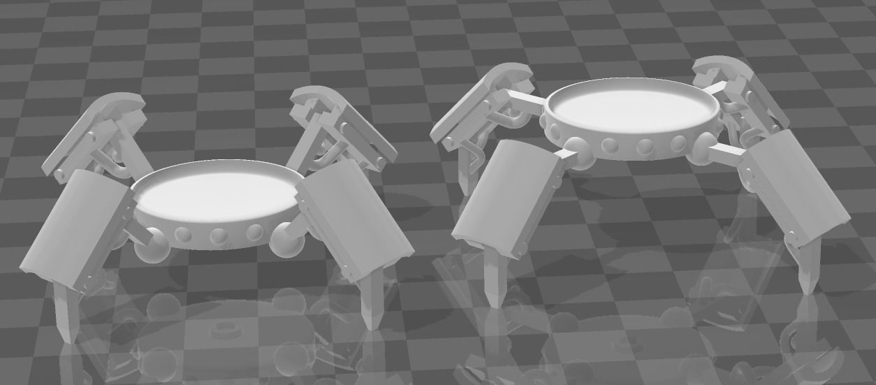 Robot Crawler Sentry 3D print model_2