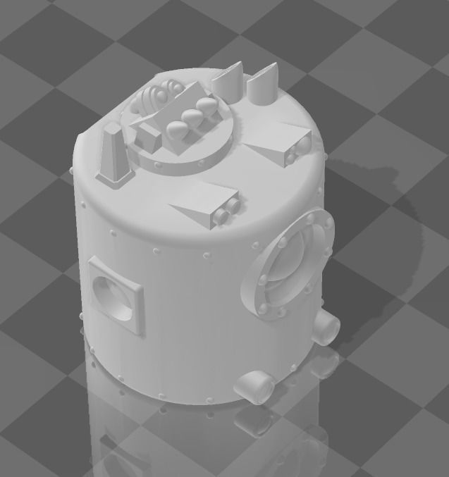 Robot Crawler Sentry 3D print model_1