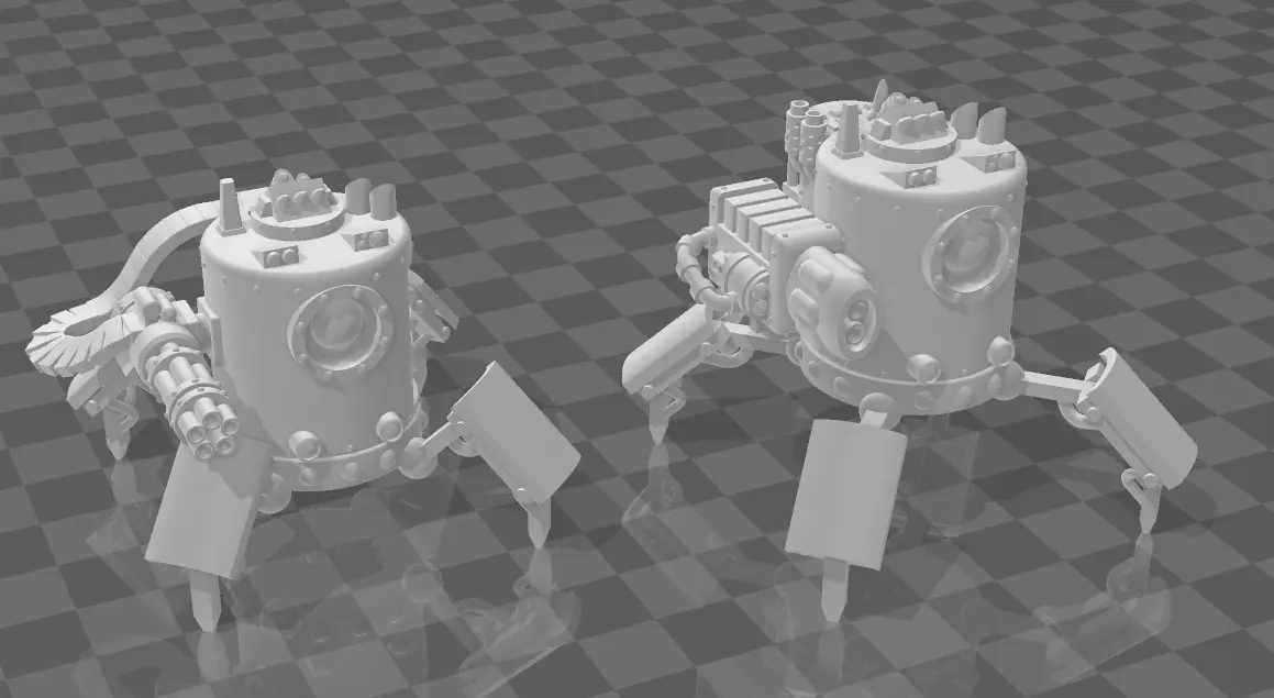 Robot Crawler Sentry 3D print model_0