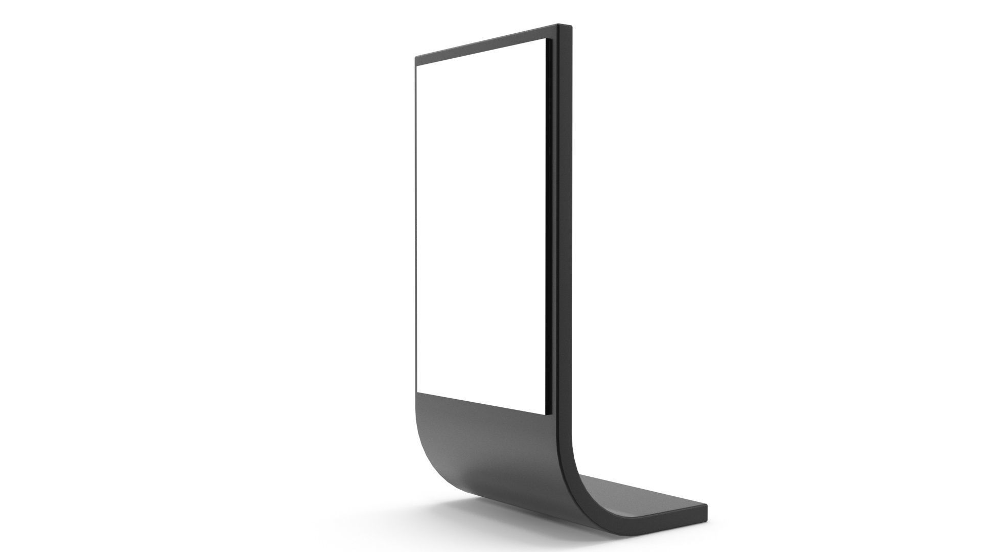 Advertising stand display Billboard 14 Low-poly 3D model_3