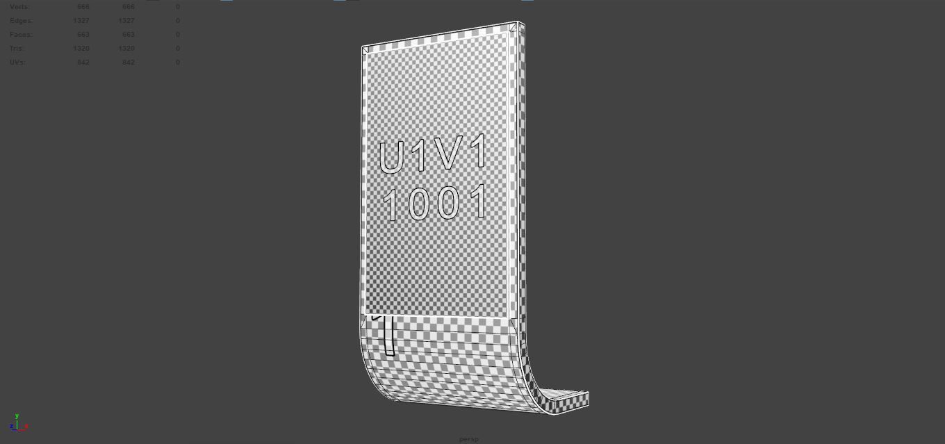 Advertising stand display Billboard 14 Low-poly 3D model_22