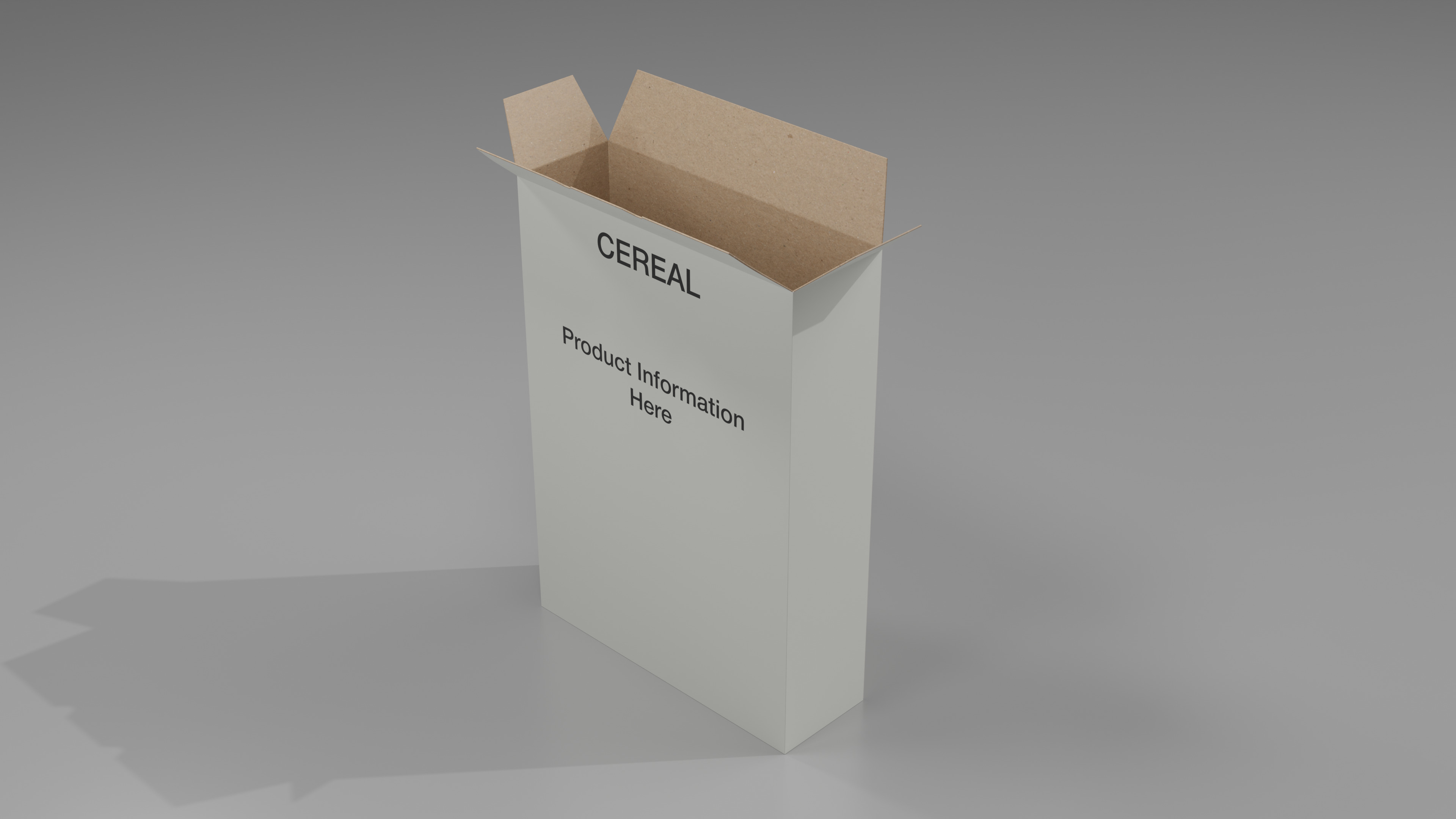 Cereal Box 3D model_4