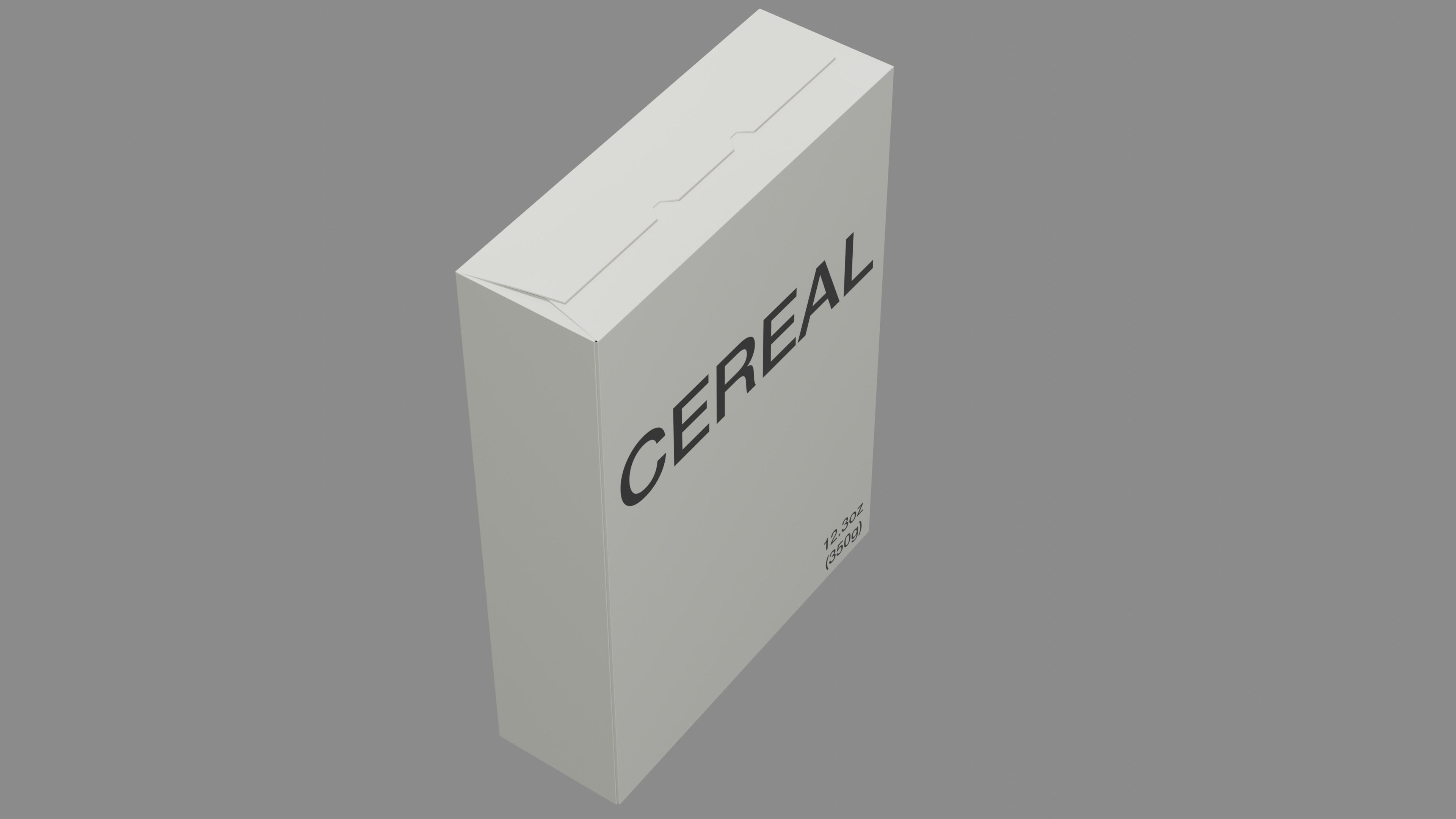Cereal Box 3D model_2